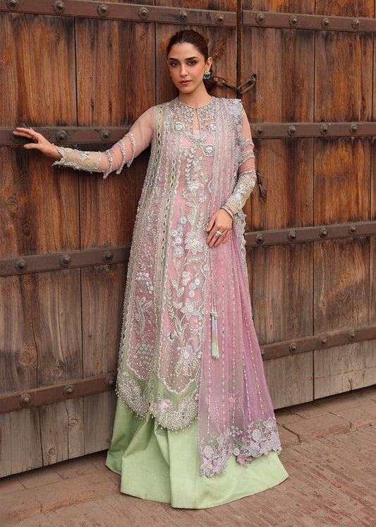 Crimson Tilsam D4 | Jhilmil Wedding Collection 2026 | Luxury Embroidered Organza Dress