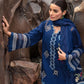 Crimson Luxury Lawn'24 Into The Wild - Midnight Blue D4A