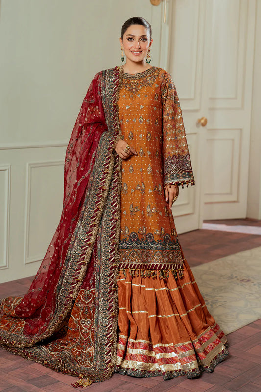 BAROQUE CHANTELLE EMBROIDERED ZARI NET CH13-01