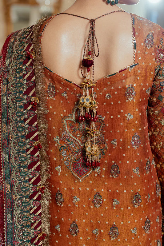 BAROQUE CHANTELLE EMBROIDERED ZARI NET CH13-01