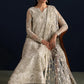 Baroque 4448 | Luxury White Embroidered Net Dress | Pakistani Formal Wear