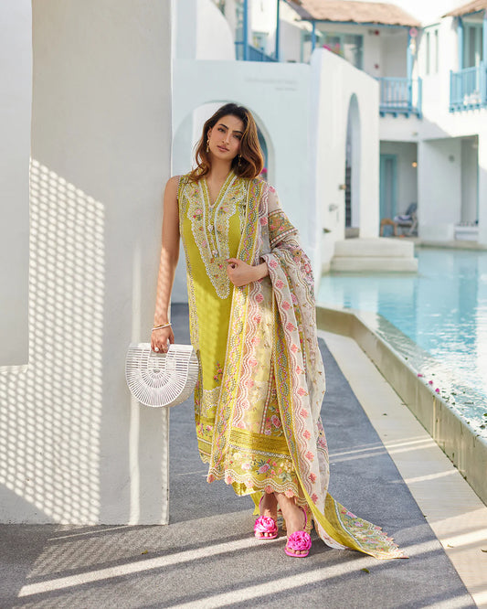 Faiza Saqlain Luxury Lawn Liliana Estera