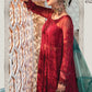 Maria B Embroidered Luxury Chiffon Reddish Mahroon D2