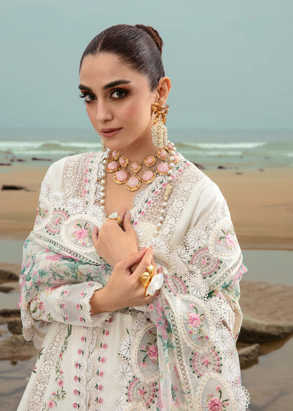 Saira Shakira by Crimson Luxury Lawn24 D4B Dove's Song - Cloud