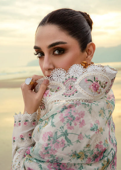 Saira Shakira by Crimson Luxury Lawn24 D4B Dove's Song - Cloud