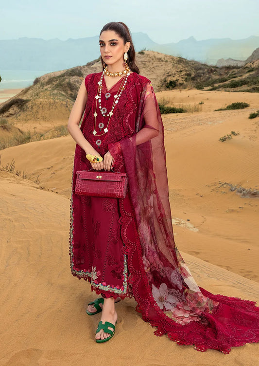 Saira Shakira by Crimson Luxury Lawn24 D3A Lillie de Jong - Cherry