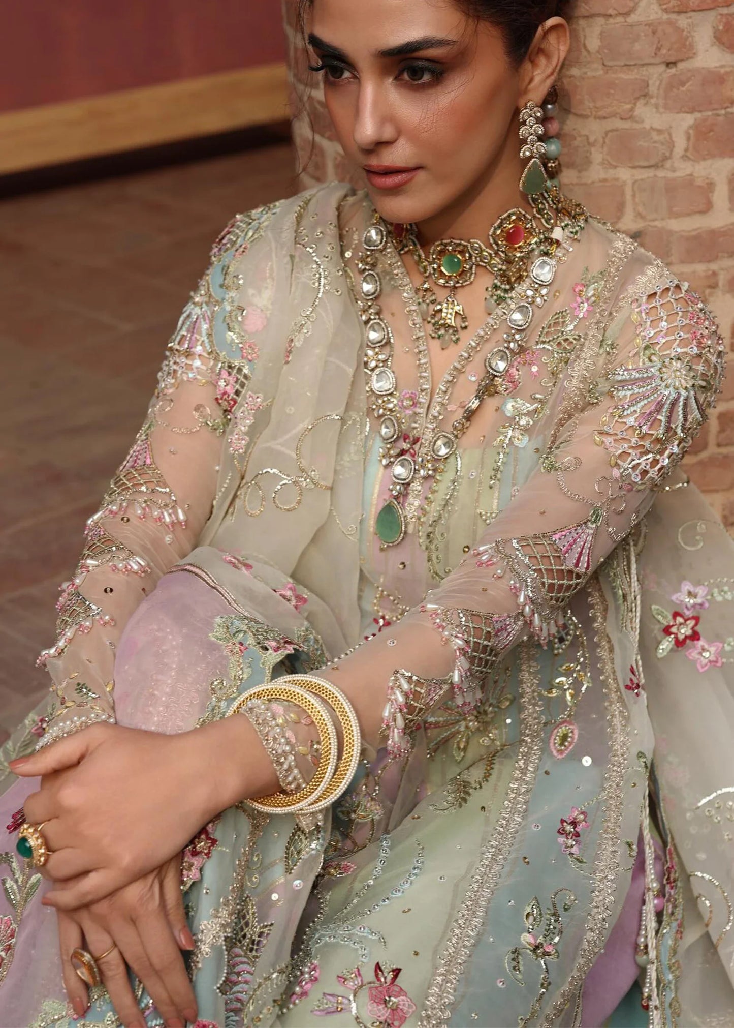 Crimson D7 Rangoli -- JHILMIL Wedding Unstitched
