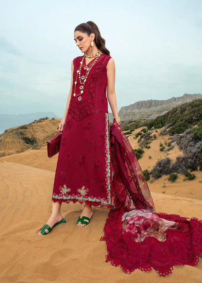 Saira Shakira by Crimson Luxury Lawn24 D3A Lillie de Jong - Cherry