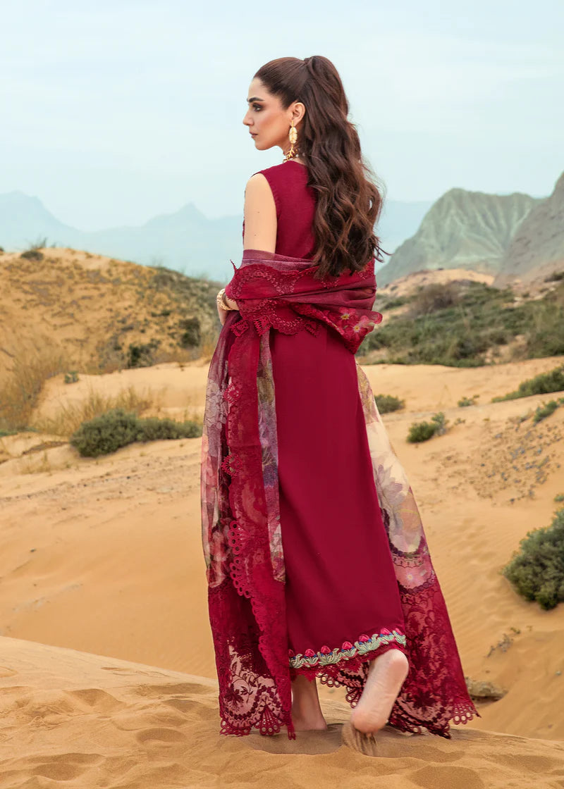 Saira Shakira by Crimson Luxury Lawn24 D3A Lillie de Jong - Cherry