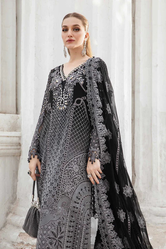 MARIA B D1 BLACK CHIFFON COLLECTION