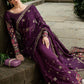 Maria B Embroidered Chiffon Saree WF-09-01-Purple