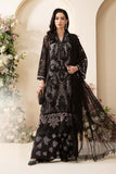 Maria B Embroidered Chiffon MCS-26-101-Black