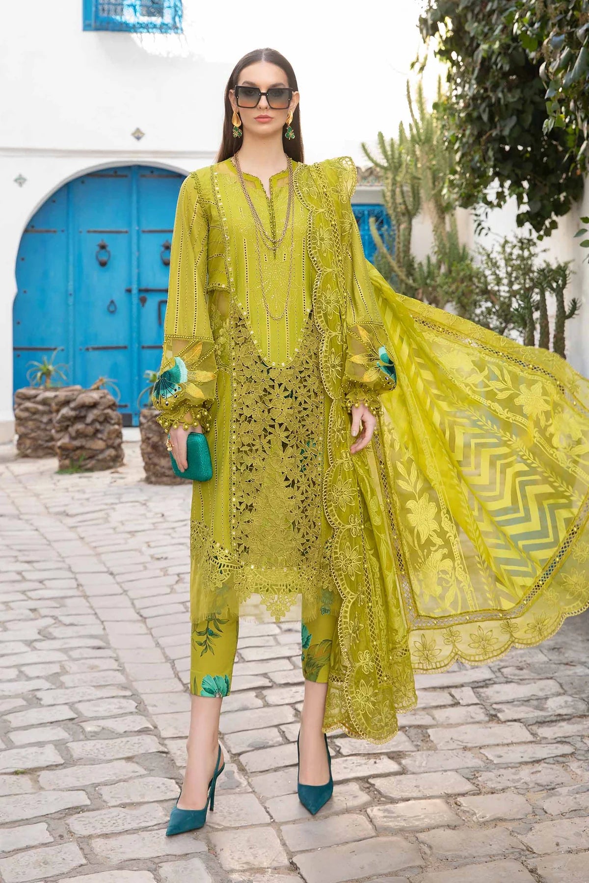 Maria B Eid Collection Unstitched Luxury Lawn D-2408-A