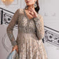 MARIA. B UNSTITCHED MBROIDERED BD-3002- Coffee To Aqua
