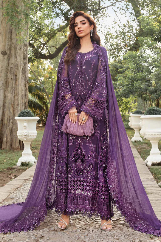 MARIA B D2 PURPLE CHIFFON COLLECTION