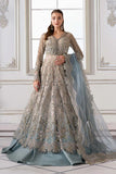 MARIA. B UNSTITCHED MBROIDERED BD-3002- Coffee To Aqua