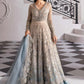 MARIA. B UNSTITCHED MBROIDERED BD-3002- Coffee To Aqua
