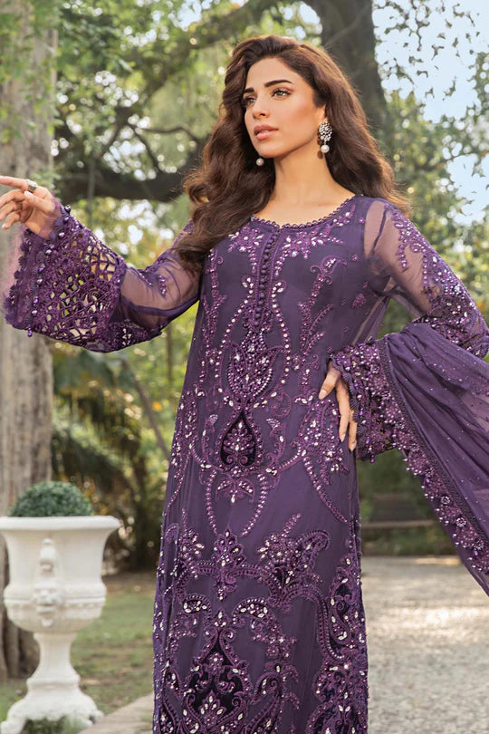 MARIA B D2 PURPLE CHIFFON COLLECTION