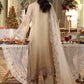 Maria B Embroidered Chiffon MPC-26-103-OLIVE GOLD