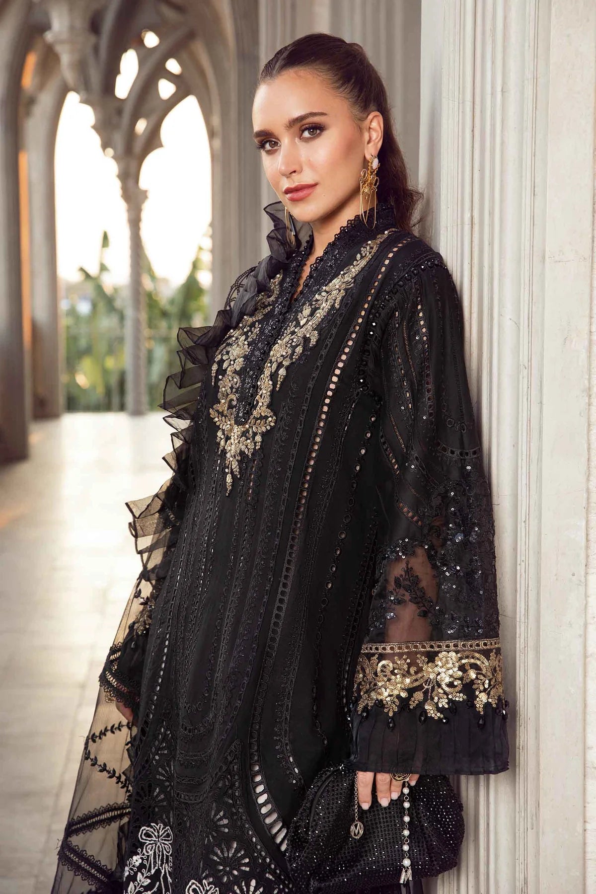 Maria B 3 Piece - Unstitched Suit | EID LAWN-24-03