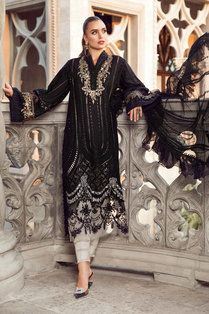 Maria B 3 Piece - Unstitched Suit | EID LAWN-24-03