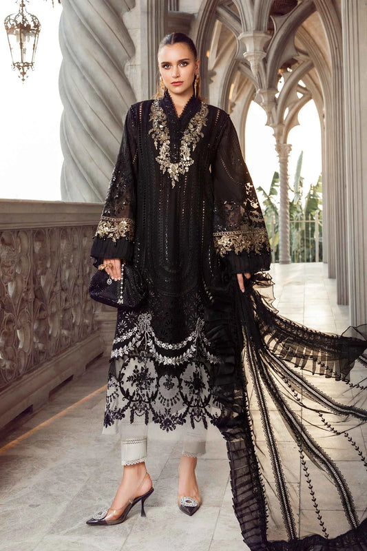 Maria B 3 Piece - Unstitched Suit | EID LAWN-24-03