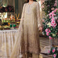 Maria B Embroidered Chiffon MPC-26-103-OLIVE GOLD