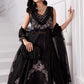MARIA. B UNSTITCHED MBROIDERED BD-3004-Black