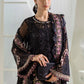 Maria B Embroidered Chiffon MPC-25-104-Black