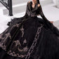 MARIA. B UNSTITCHED MBROIDERED BD-3004-Black