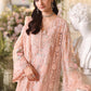 Maria B Embroidered Chiffon MPC-26-104-Peach Pink