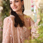 Maria B Embroidered Chiffon MPC-26-104-Peach Pink