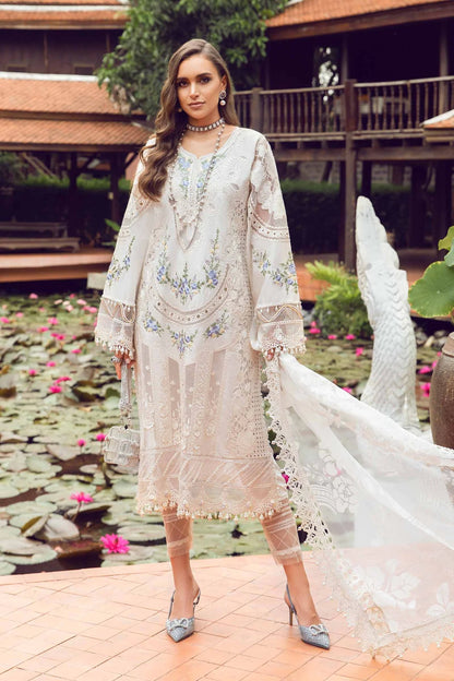 Maria B 3 Piece - Unstitched Suit | EID LAWN-24-04