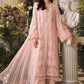 Maria B Embroidered Chiffon MPC-26-104-Peach Pink