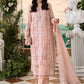 Maria B Embroidered Chiffon MPC-26-104-Peach Pink