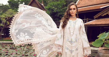 Maria B 3 Piece - Unstitched Suit | EID LAWN-24-04