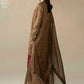 Maria B Embroidered Raw Silk WF-09-04-Brown