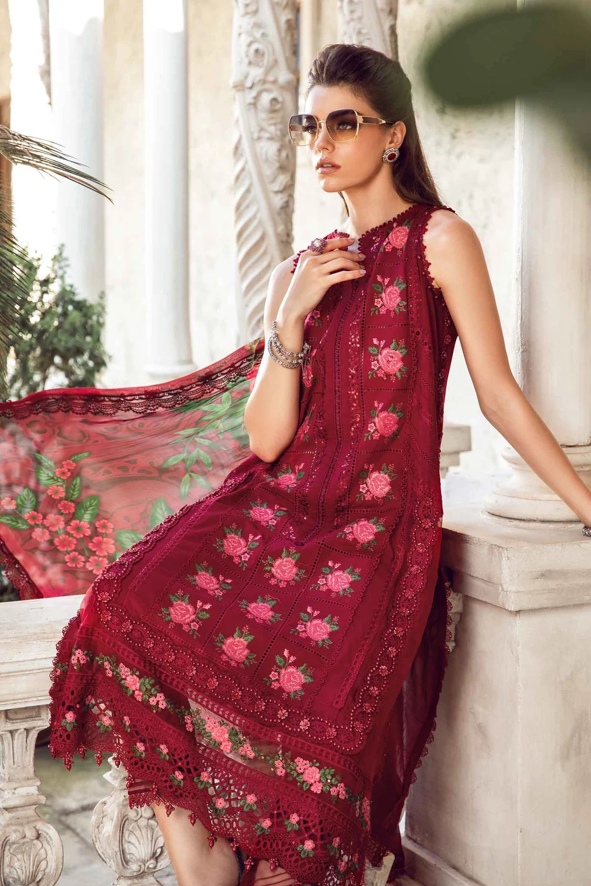 Maria B 3 Piece - Unstitched Suit | EID LAWN-24-05