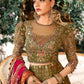 MARIA. B UNSTITCHED MBROIDERED BD-2906- olive Green