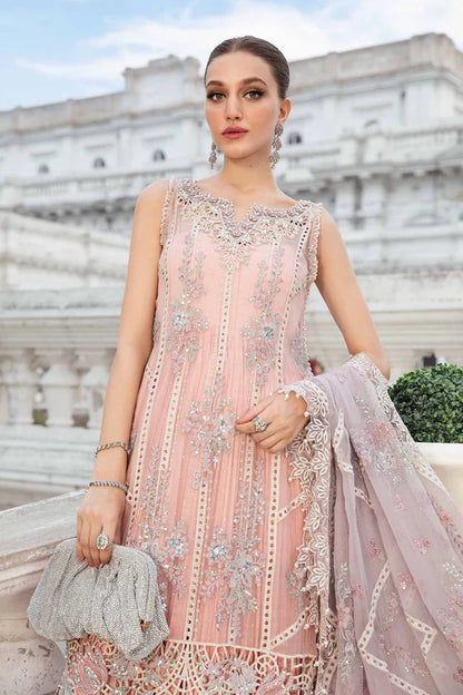 MARIA B D6 BABY PINK CHIFFON COLLECTION