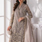 MARIA. B UNSTITCHED MBROIDERED BD-3006-Steel Grey