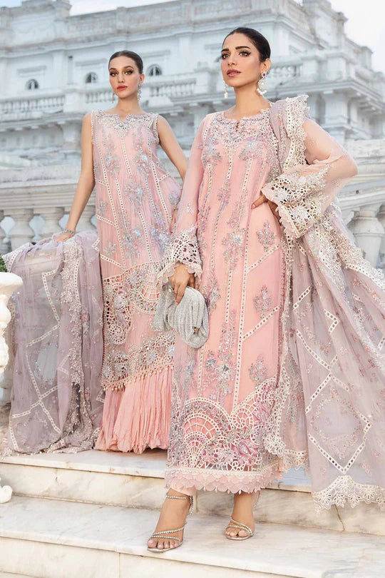 MARIA B D6 BABY PINK CHIFFON COLLECTION