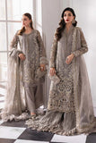 MARIA. B UNSTITCHED MBROIDERED BD-3006-Steel Grey