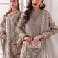 MARIA. B UNSTITCHED MBROIDERED BD-3006-Steel Grey