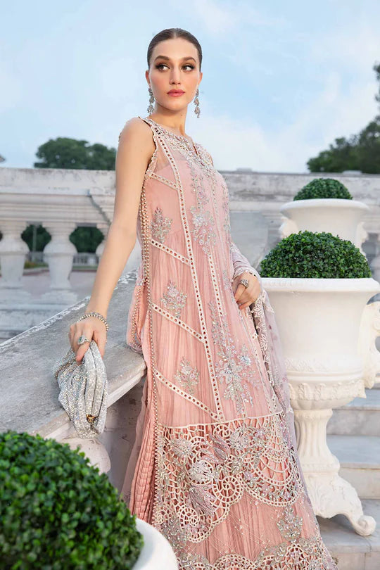 MARIA B D6 BABY PINK CHIFFON COLLECTION