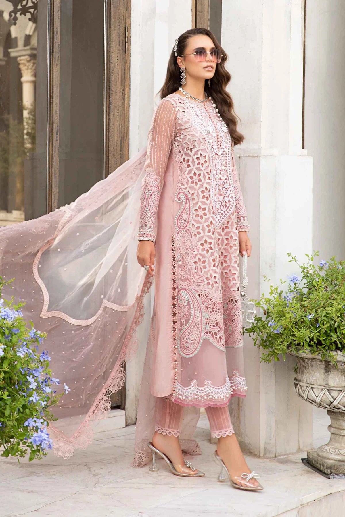 Maria B 3 Piece - Unstitched Suit | EID LAWN-24-06