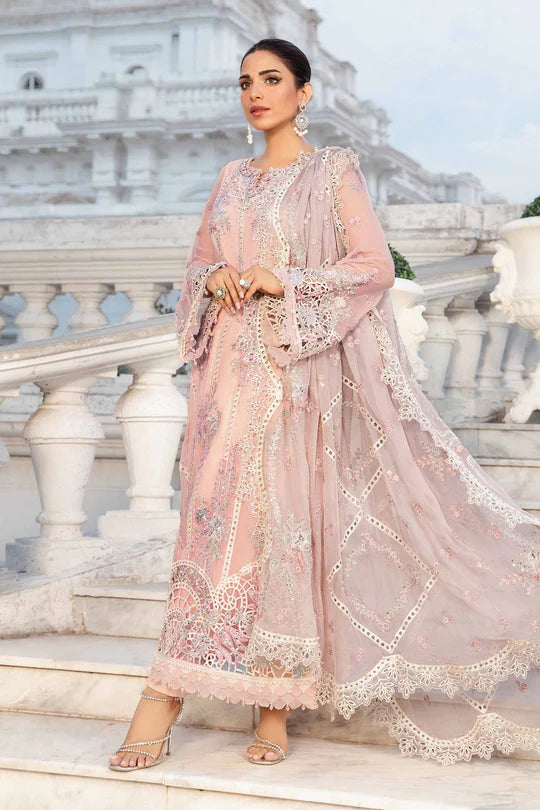 MARIA B D6 BABY PINK CHIFFON COLLECTION