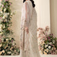 Maria B Embroidered Chiffon MPC-26-107-Ivory Beige