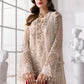 MARIA. B UNSTITCHED MBROIDERED BD-3007-Off white