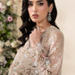 Maria B Embroidered Chiffon MPC-26-107-Ivory Beige
